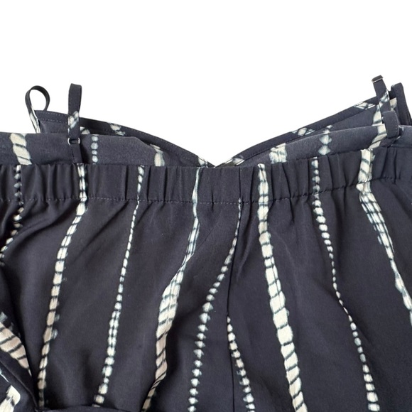 Banana Republic Factory Blue and White Tie Dye Spaghetti Strap Maxi Dress Size M - Picture 5 of 8